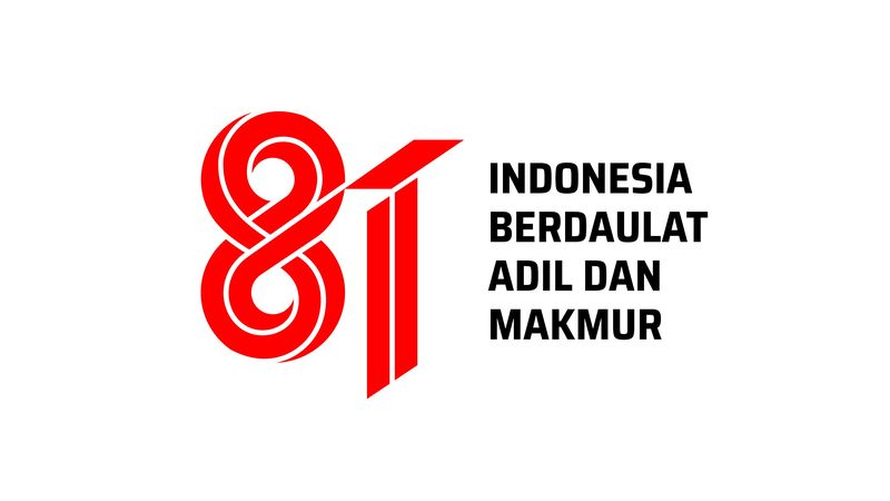 Logo resmi HUT Ke-81 RI (Foto: Dok. Istana Presiden)
